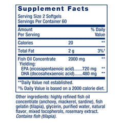 Life Extension etiqueta con información nutricional y garantía de pureza