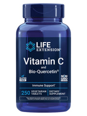 Life Extension frasco frontal que muestra 250 tabletas, claridad de uso