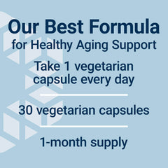 Life Extension ingredient label detail showing dosages and quality assurances