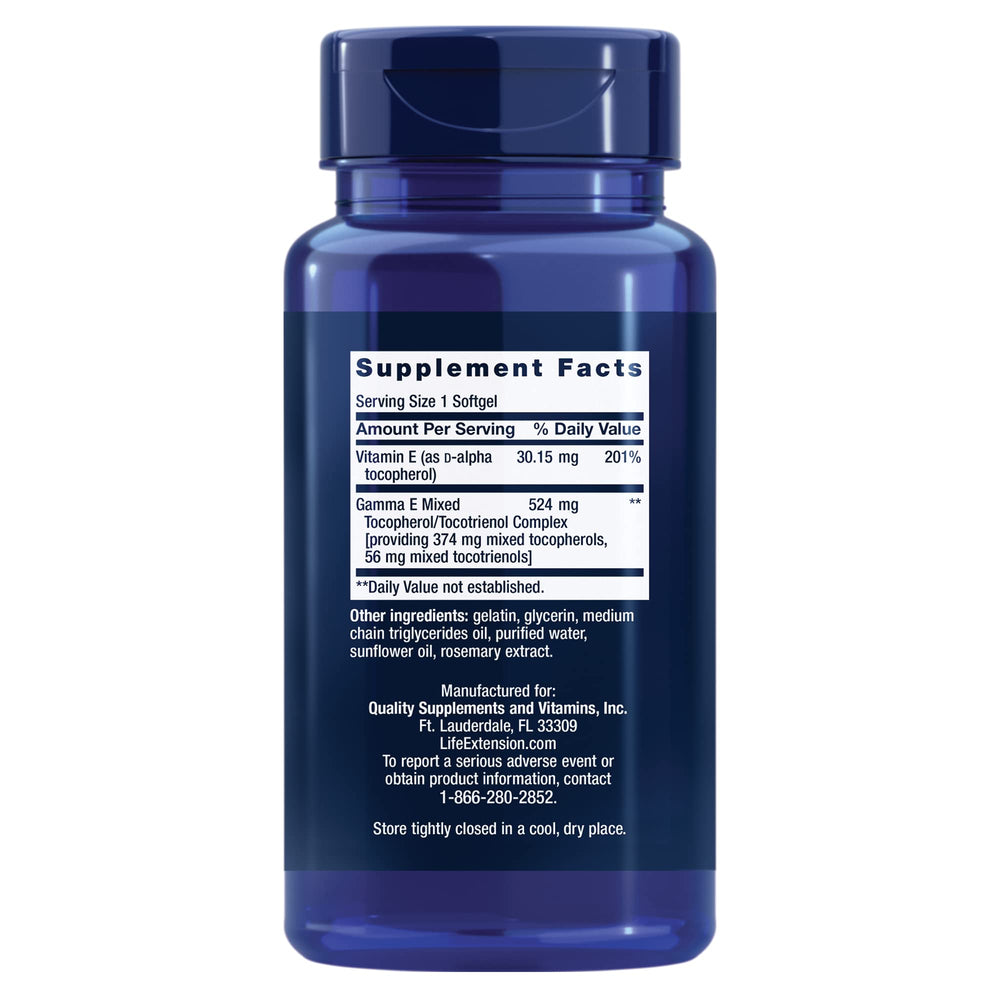Life Extension softgel close-up showing smooth gel texture and easy swallowing