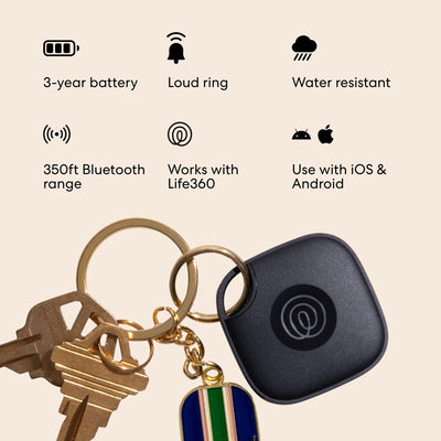 Life360 app map with Tiles and family locations for shared safety