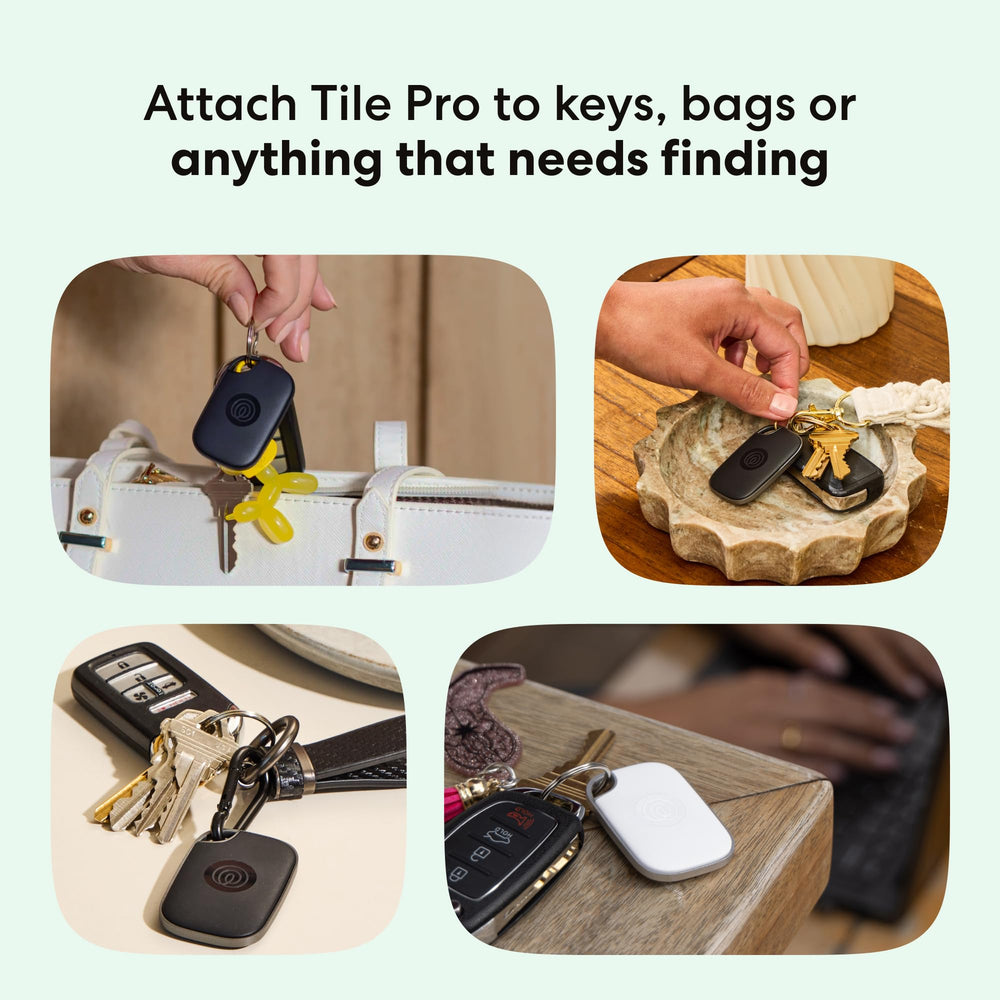 Life360 Tile Pro primer plano de textura y acabado robusto para durabilidad
