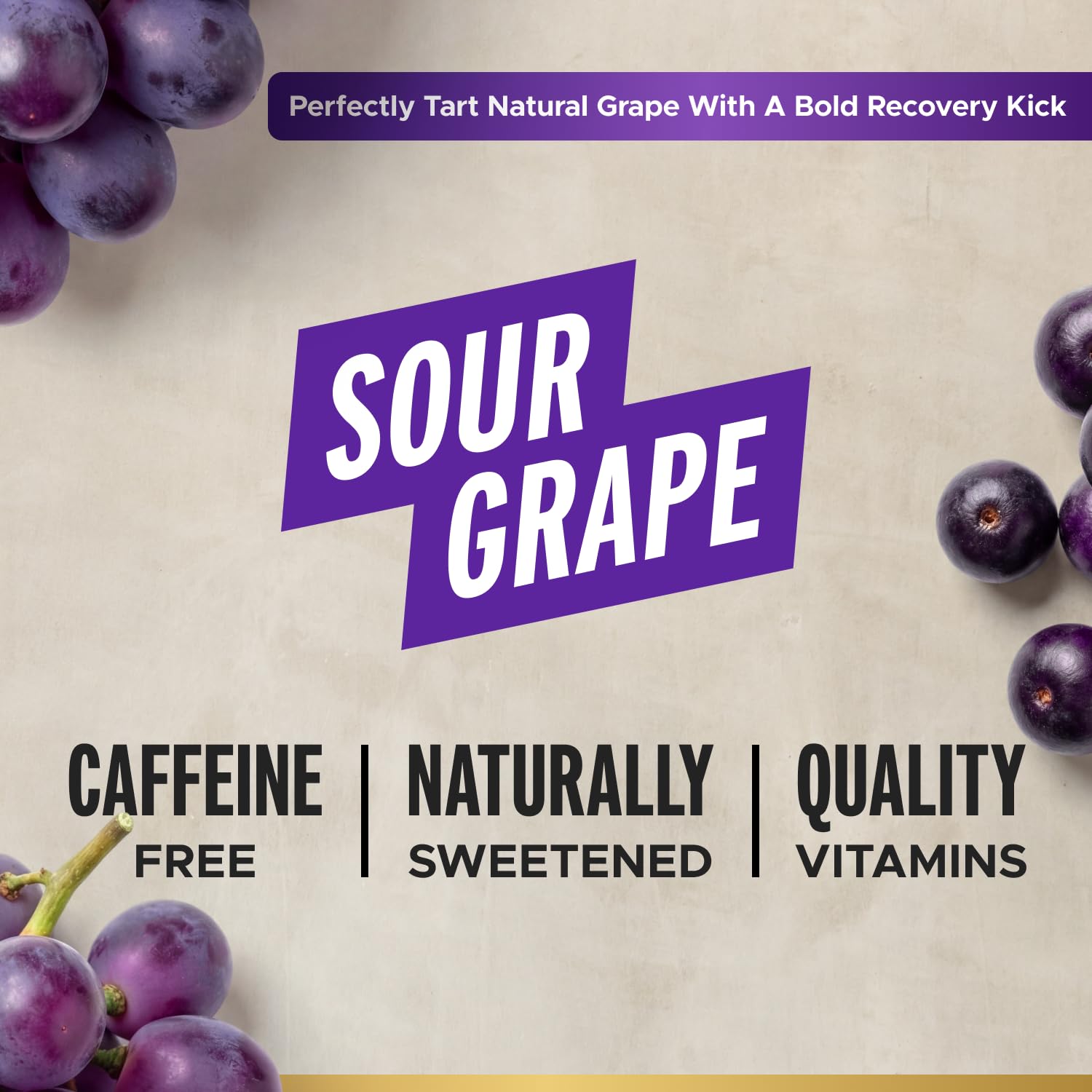 LIFEAID textura de la bebida Sour Grape mostrando color y claridad refrescante