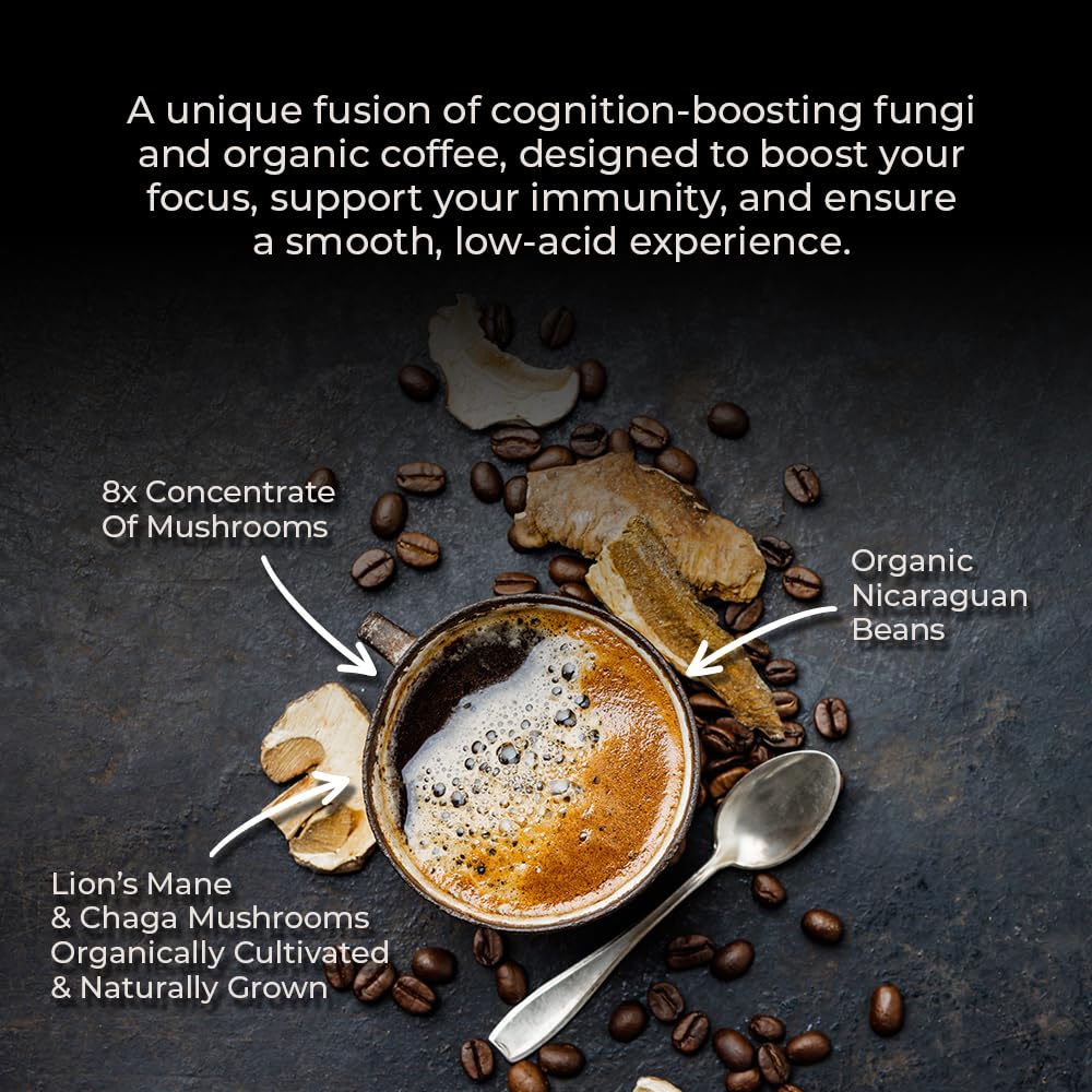 Lifeboost taza preparada que muestra energía calmada y sabor equilibrado