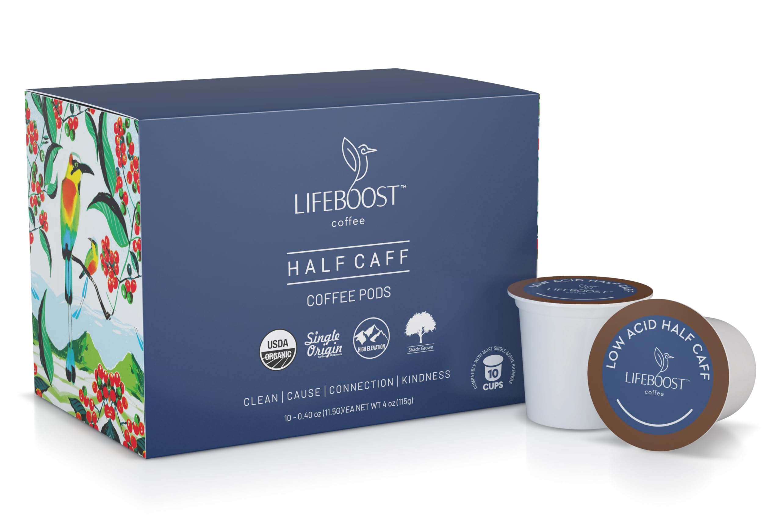 LIFEBOOST frente del empaque mostrando cápsulas y beneficios