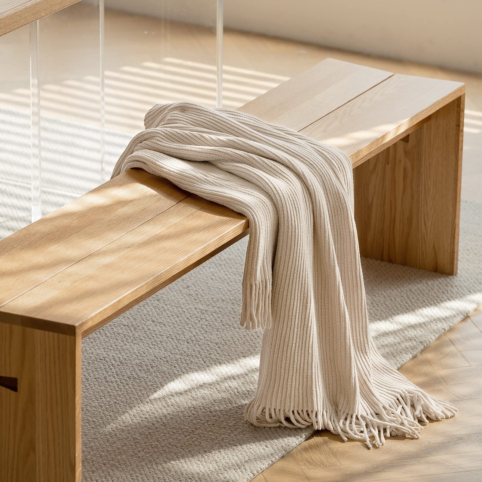 lifein textura chenille primer plano tacto suave y esponjoso