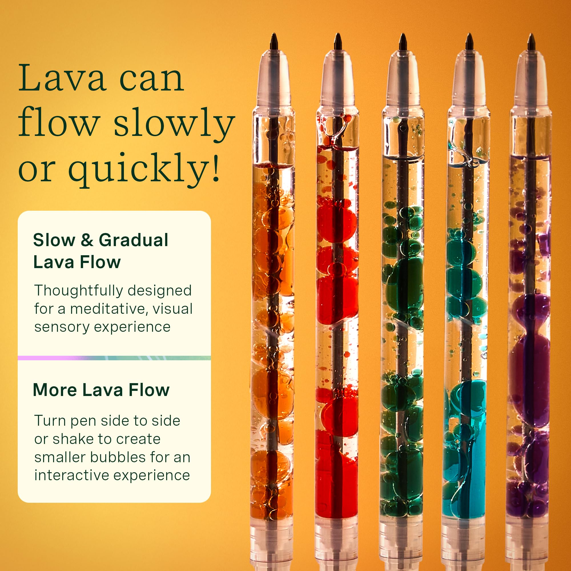 Writing sample with Lifelines pens showing vibrant colors and fine lines