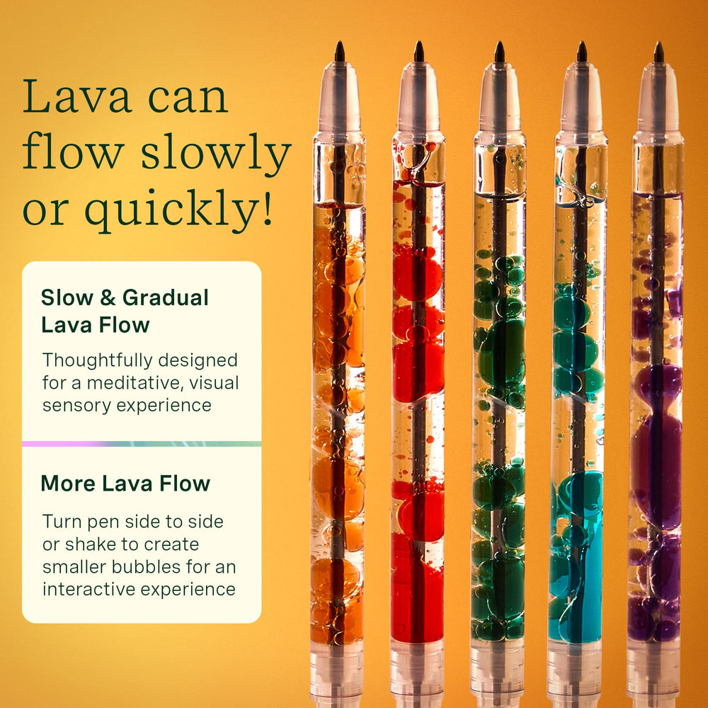 Writing sample with Lifelines pens showing vibrant colors and fine lines