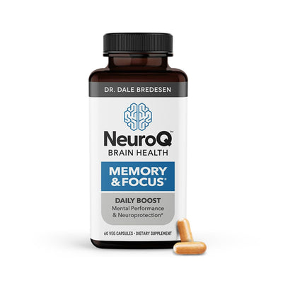 LifeSeasons NeuroQ front packaging showing label and 60 capsules for informed purchase