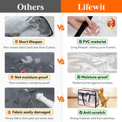 Lifewit asas reforzadas para transporte cómodo y seguro de cargas