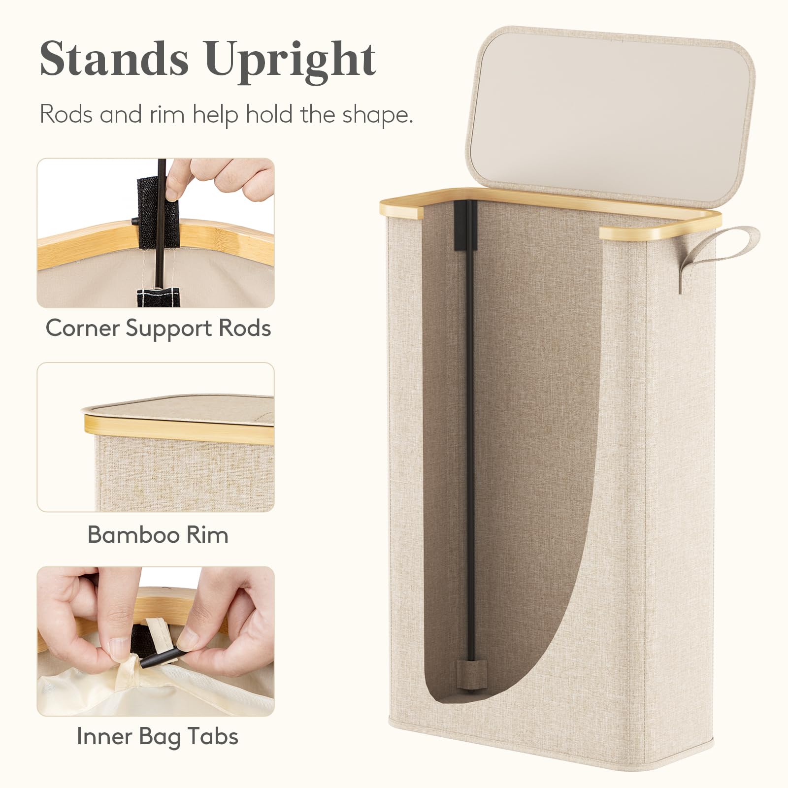 Lifewit bolsa interior desmontable, trasladar ropa sin complicaciones