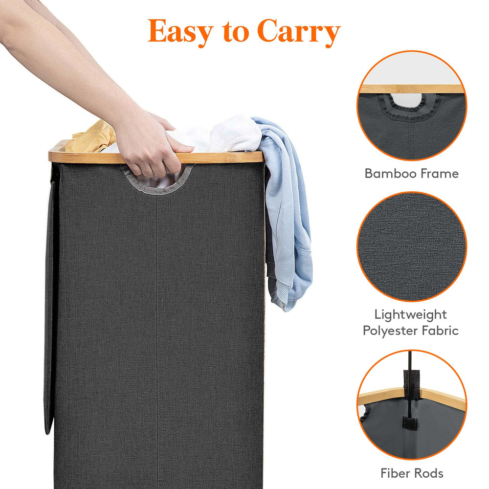 Lifewit cesta con tapa cerrada mantiene el espacio limpio