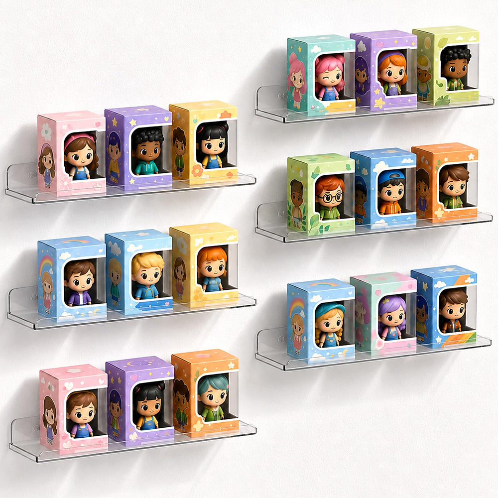 Lifewit estante frontal pack de 6 mostrando presentación y ahorro de espacio