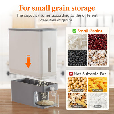 Lifewit beside common kitchen items to show 25 lb capacity and scale