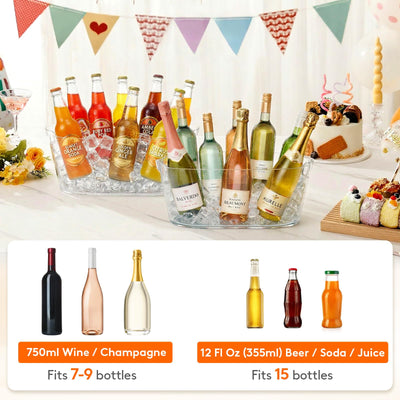 Lifewit size comparison with bottles showing scale and how many fit