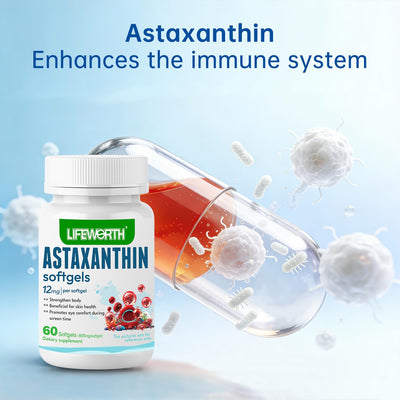 LIFEWORTH softgels in palm demonstrating small size and convenient daily dose benefit