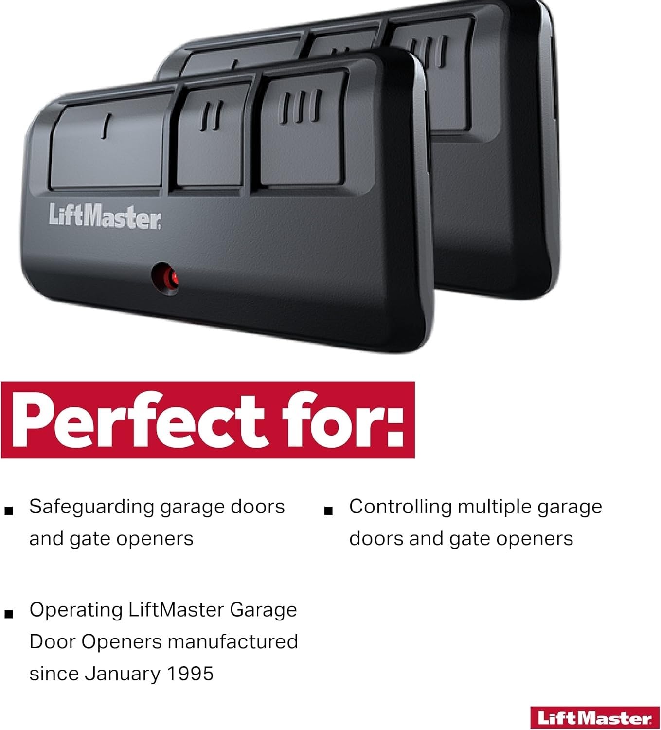 LiftMaster 893Max en interior de coche demostrando accesibilidad al conductor