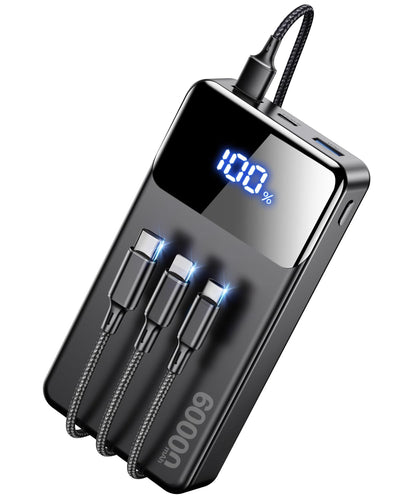 LILIO power bank front view showing compact design and capacity benefit
