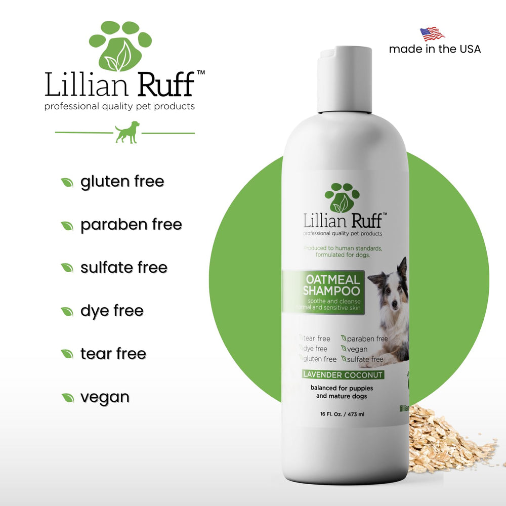Lillian Ruff etiqueta con ingredientes naturales y beneficios