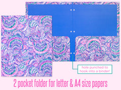 Lilly Pulitzer primer plano textura del cartón grueso para mayor durabilidad
