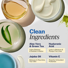 LilyAna Naturals ingredients label showing retinol, hyaluronic acid, and vitamin E benefits
