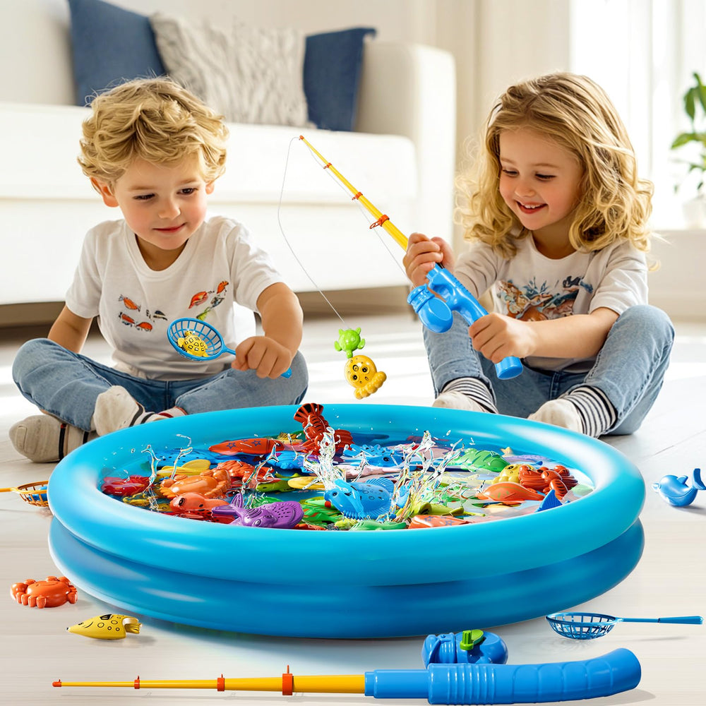 LILYBUDS colorful magnetic fish spread encouraging sorting and counting