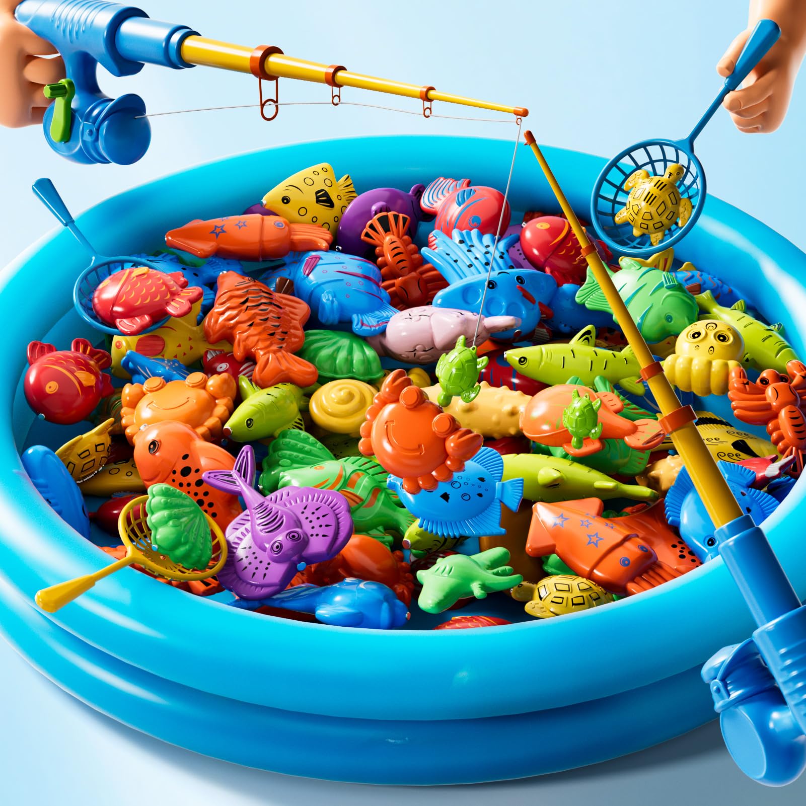 LILYBUDS inflatable pool front view showing compact setup and easy play
