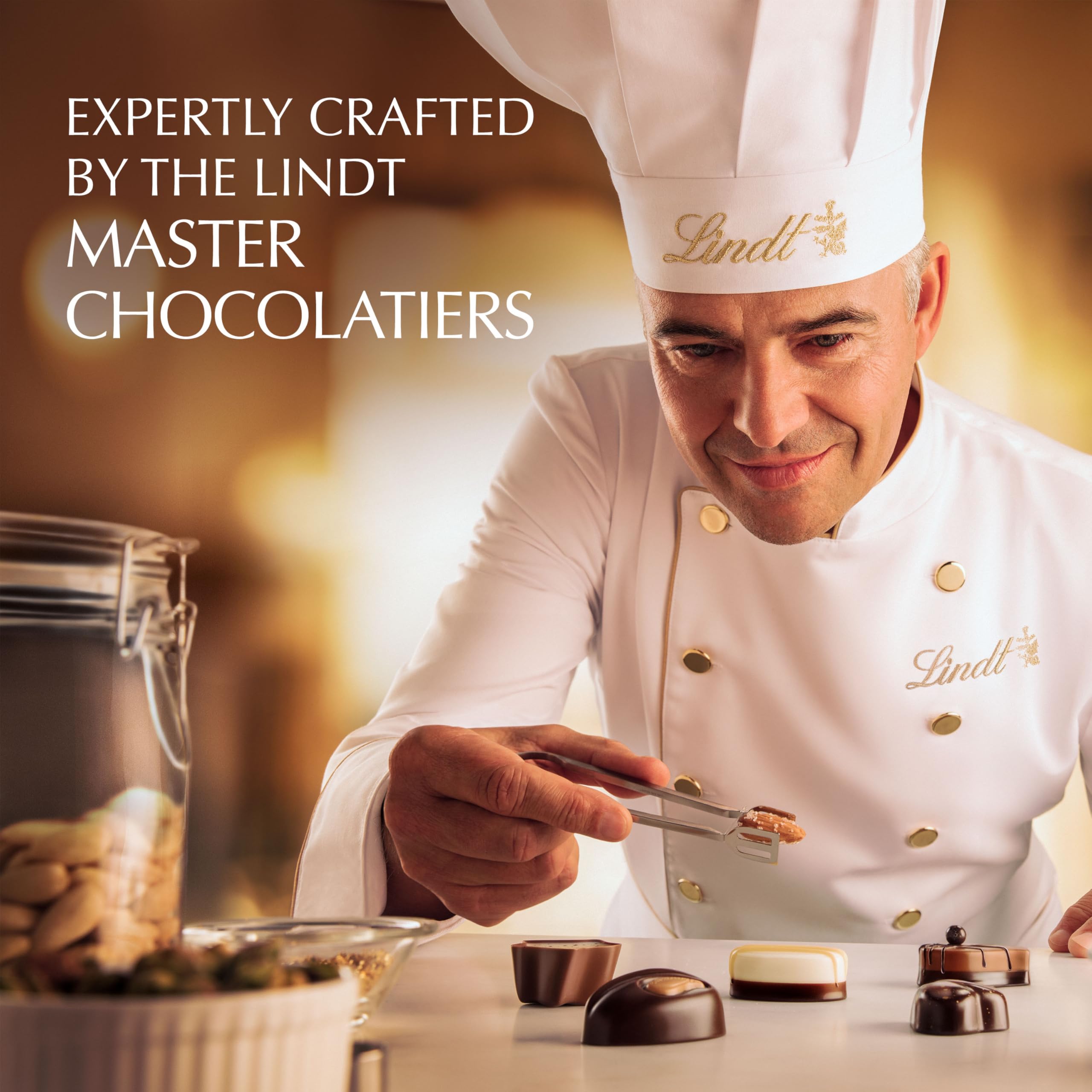 Lindt embalaje de regalo con etiqueta, ideal para ocasiones especiales