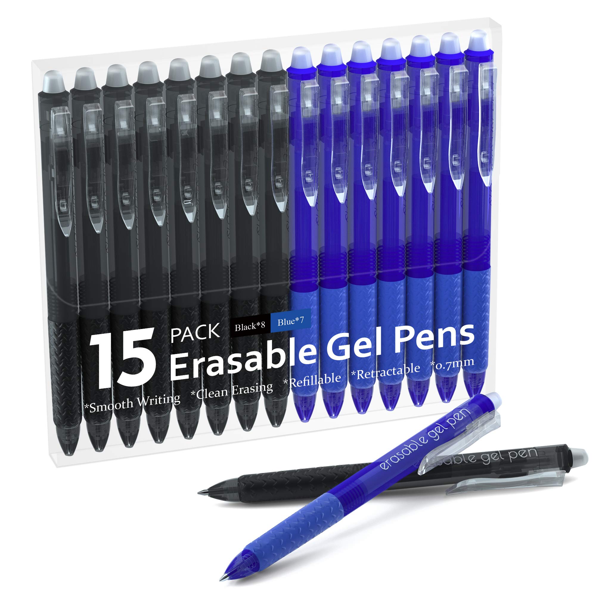 Lineon frontal del paquete mostrando las 15 unidades y colores