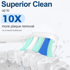 LINILEEA cabezal montado en mango Sonicare muestra encaje seguro