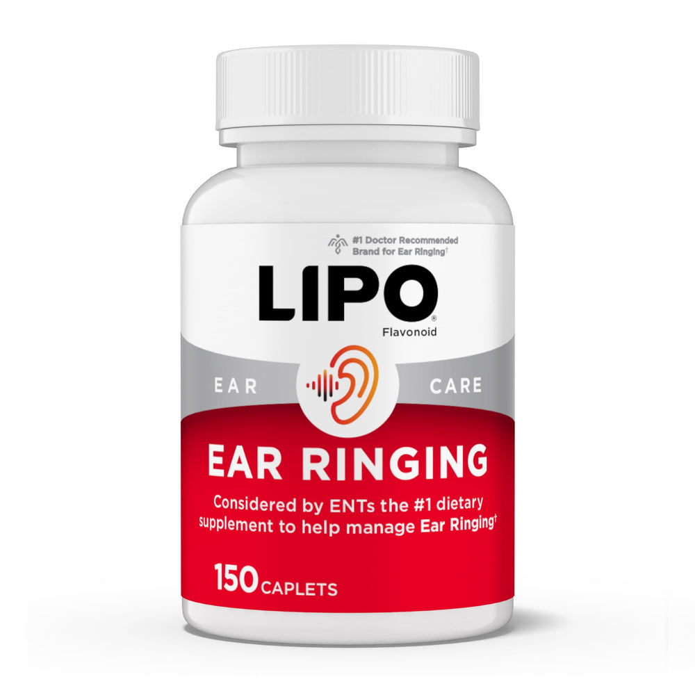 Lipo-Flavonoid front packaging showing bottle and lemon graphic for clear identification
