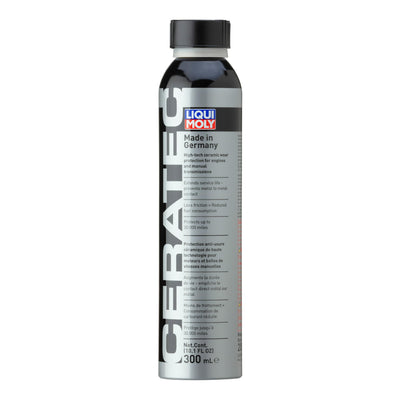 LIQUI MOLY CERA TEC label and instructions showing correct usage guidance