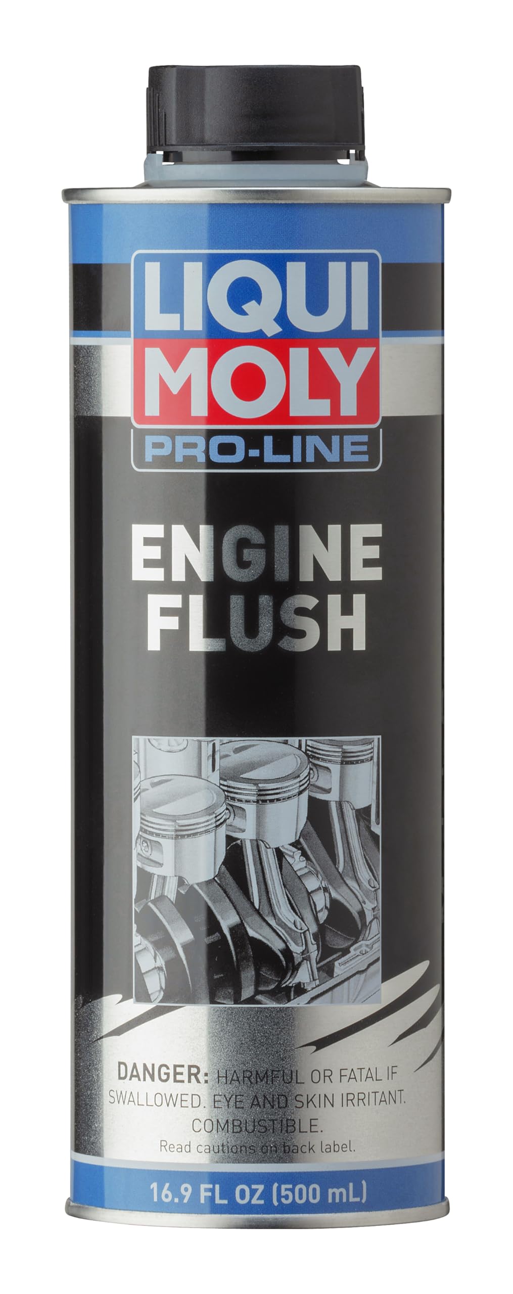 Liqui Moly envase 500 ml mostrando etiqueta y dosificador, limpieza eficaz