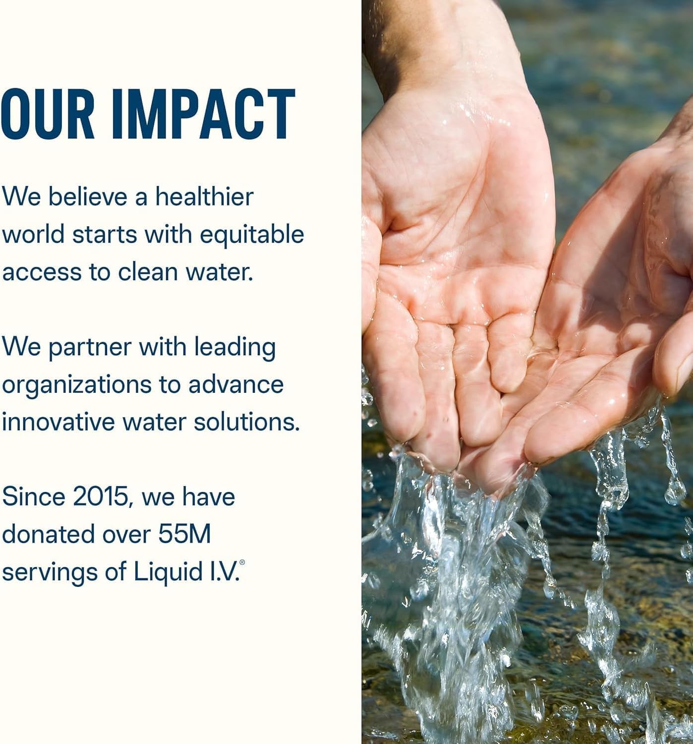 Liquid I.V. primer plano de la etiqueta con ingredientes y beneficios clave