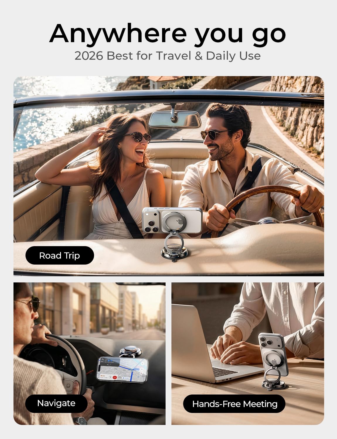 LISEN junto a smartphone para comparar tamaño y ajuste visual