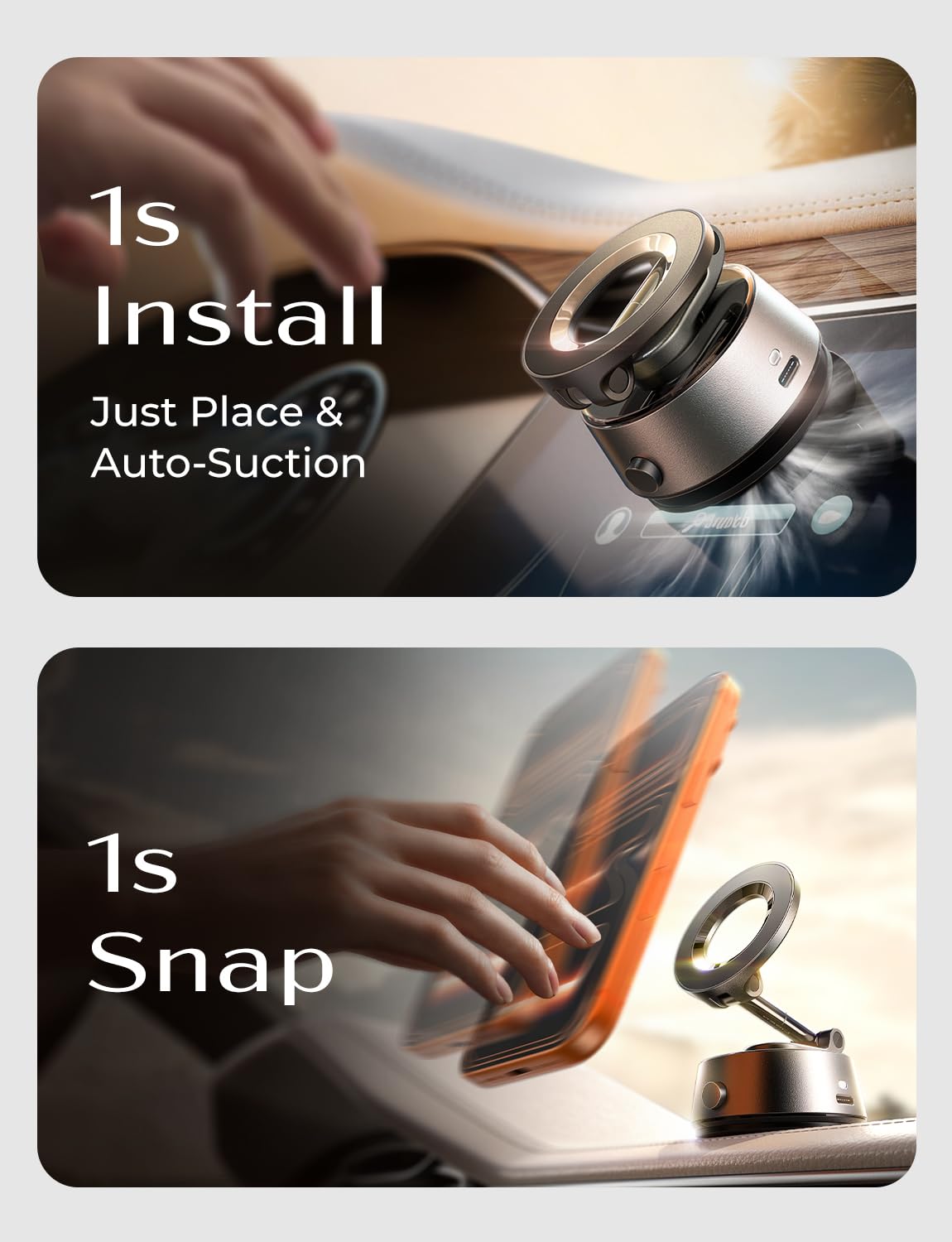 LISEN anillo metálico incluido para Android aumentando compatibilidad