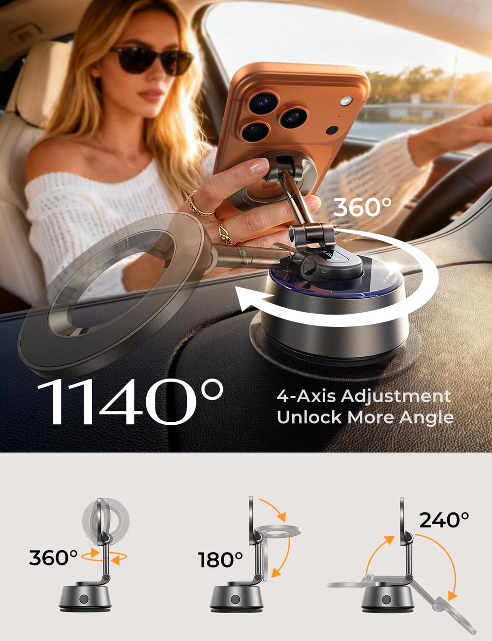 LISEN comparación de tamaño del soporte para referencia práctica