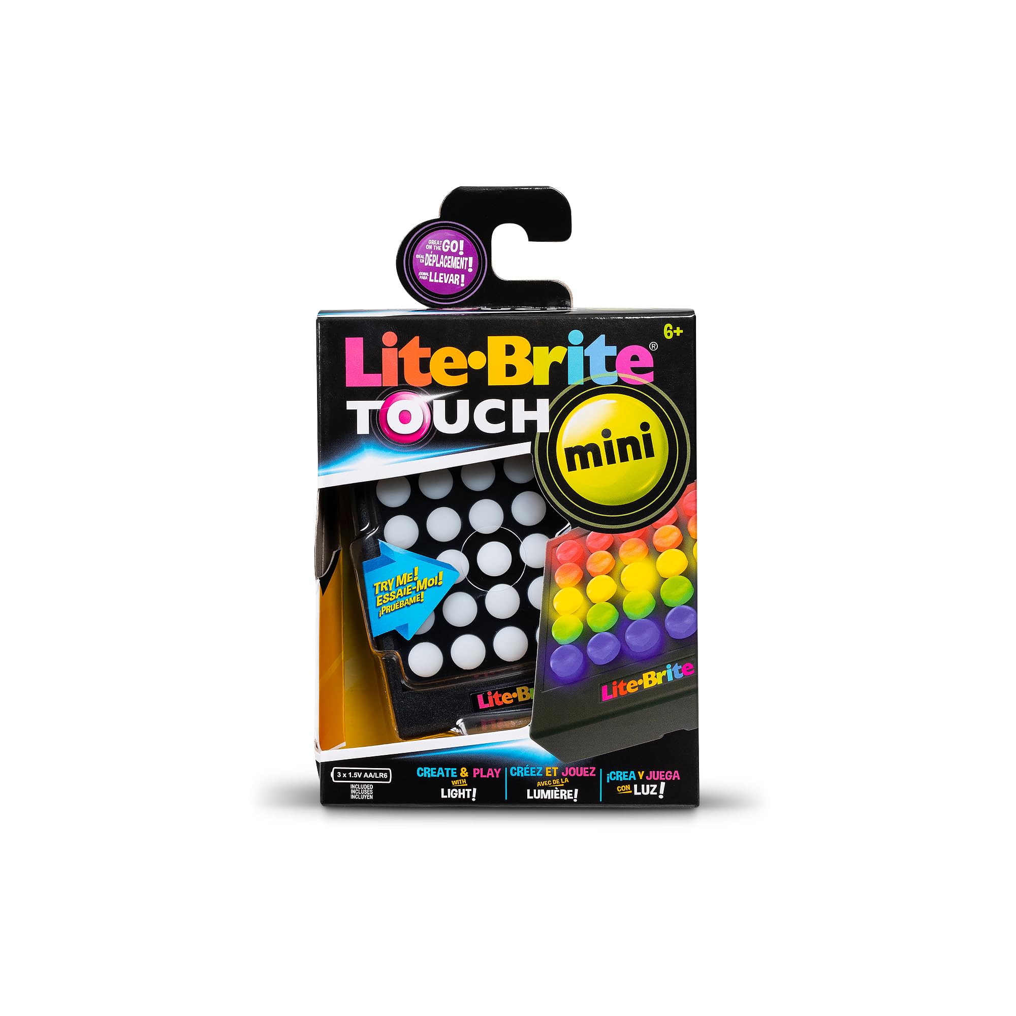 Lite Brite jugándose Tic-Tac-Toe, fomenta competencia y diversión