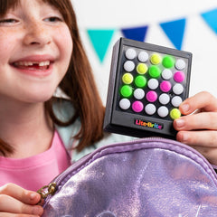 Lite Brite detalle de botones táctiles, facilita creatividad sin piezas