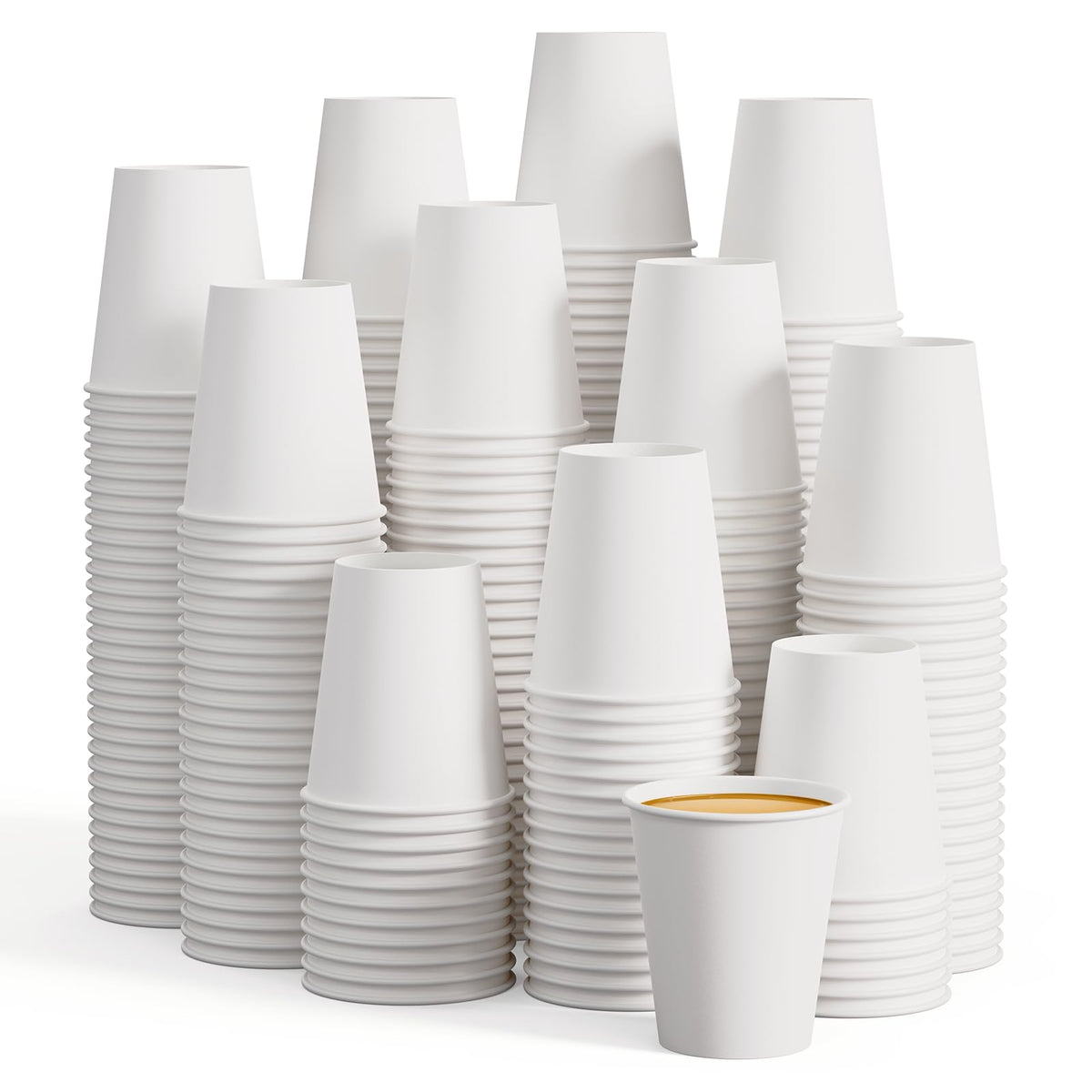 LITOPAK vista frontal del paquete de 400 vasos 8 oz, solución económica