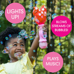 Little Kids Minnie Mouse close-up of music and light panel with clear controls