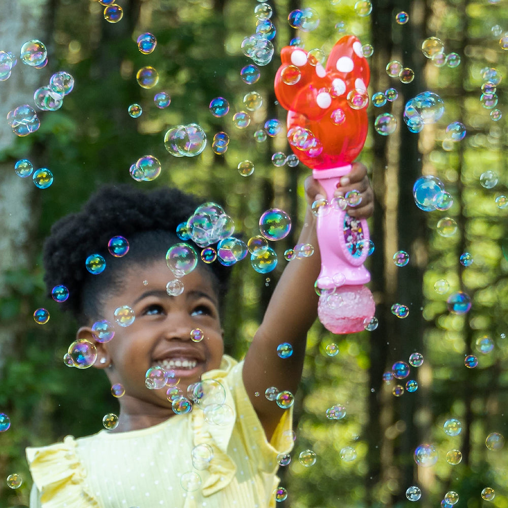 Little Kids Minnie Mouse toy in outdoor play scene encouraging active play