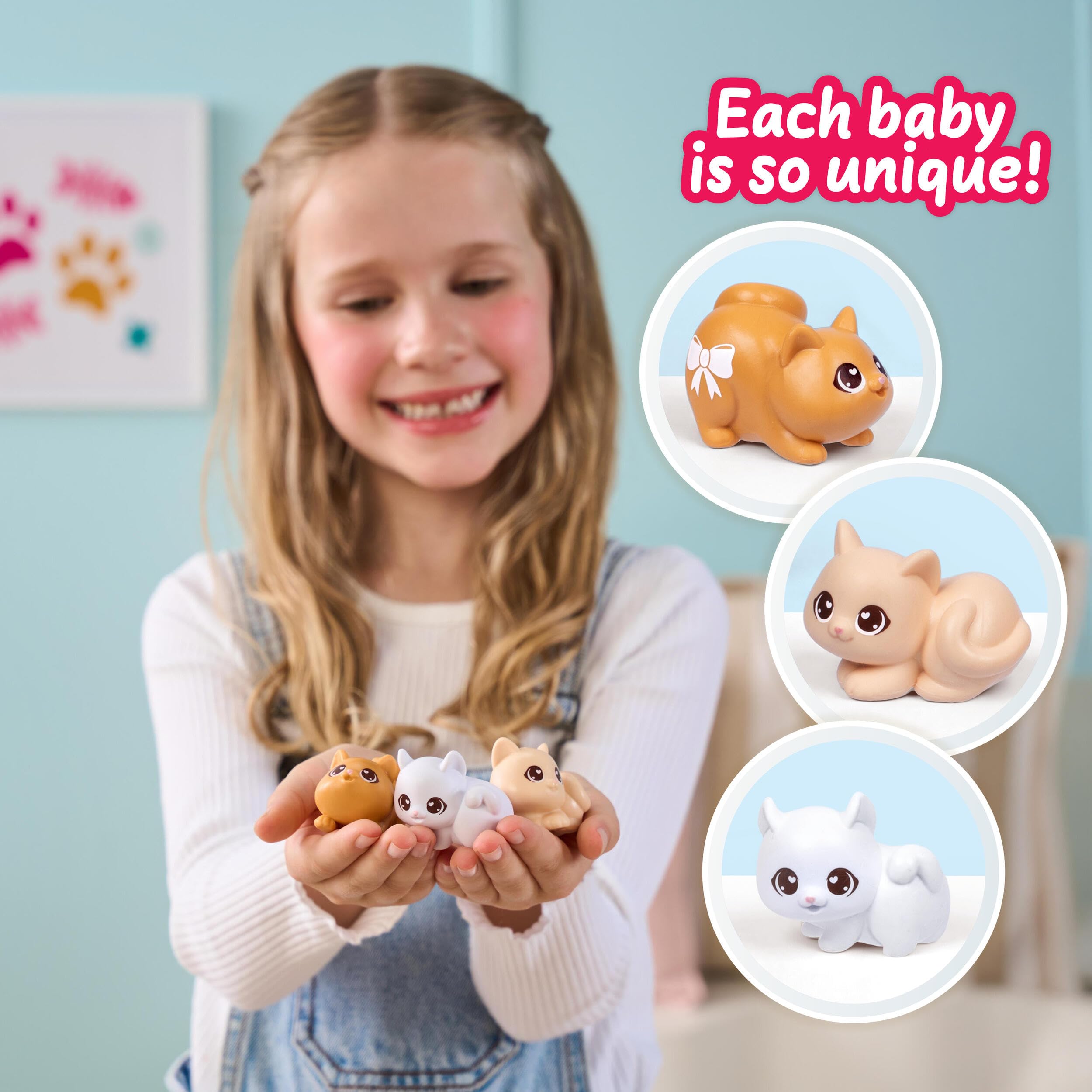 Little Live Pets bebé con marca de nacimiento única para identificación divertida