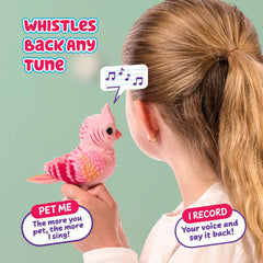 Little Live Pets Rosie posada en perchita dentro de la jaula para juego