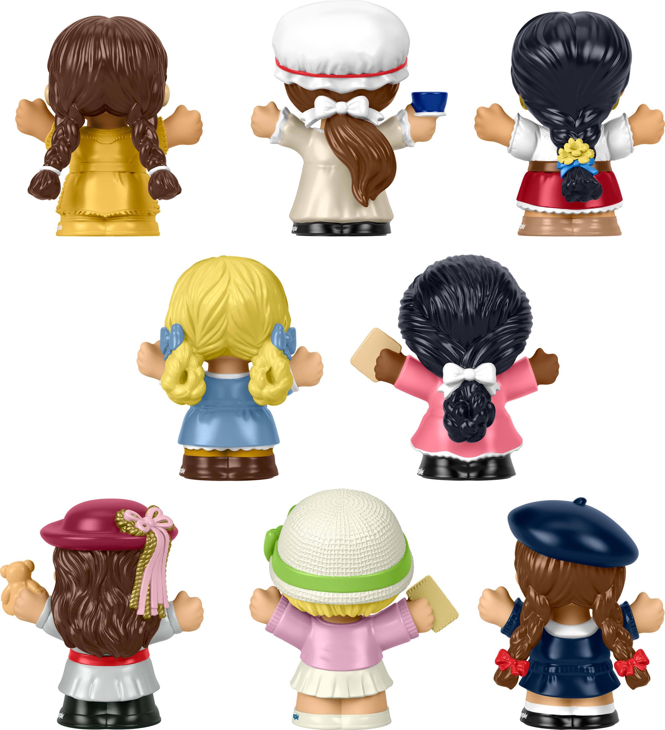 Little People COLLECTOR back of box with character artwork and commemorative graphics