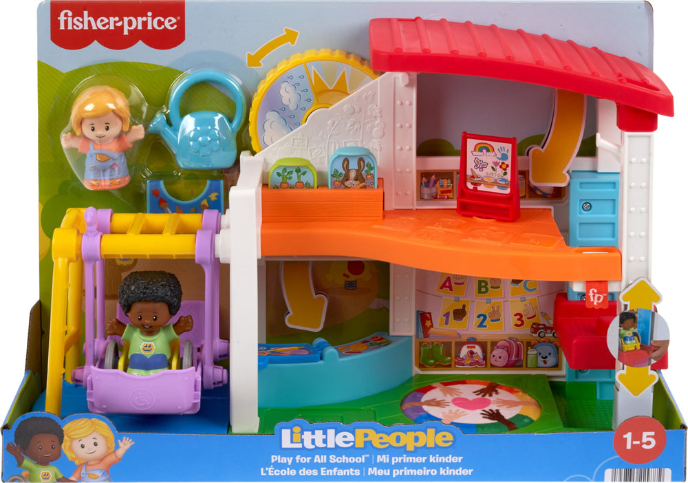 Little People escena de juego con niños, fomenta narración y juego cooperativo