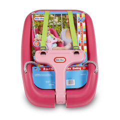 Little Tikes primer plano de las correas ajustables que mantienen al bebé fijo