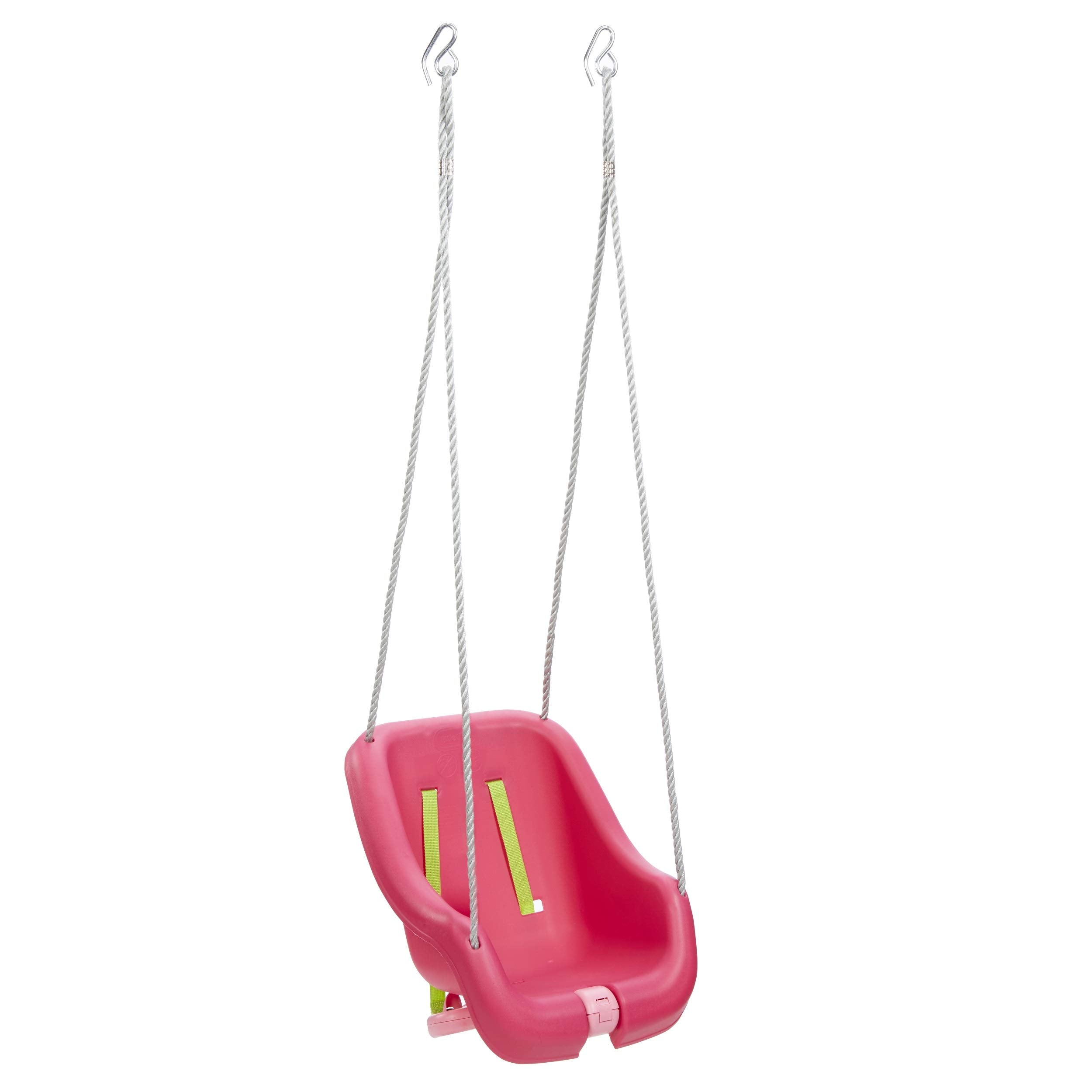 Little Tikes detalle de la barra en T abatible para carga fácil y segura