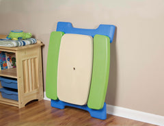 Little Tikes close-up of seat and rounded edge highlighting safe, easy-to-clean plastic