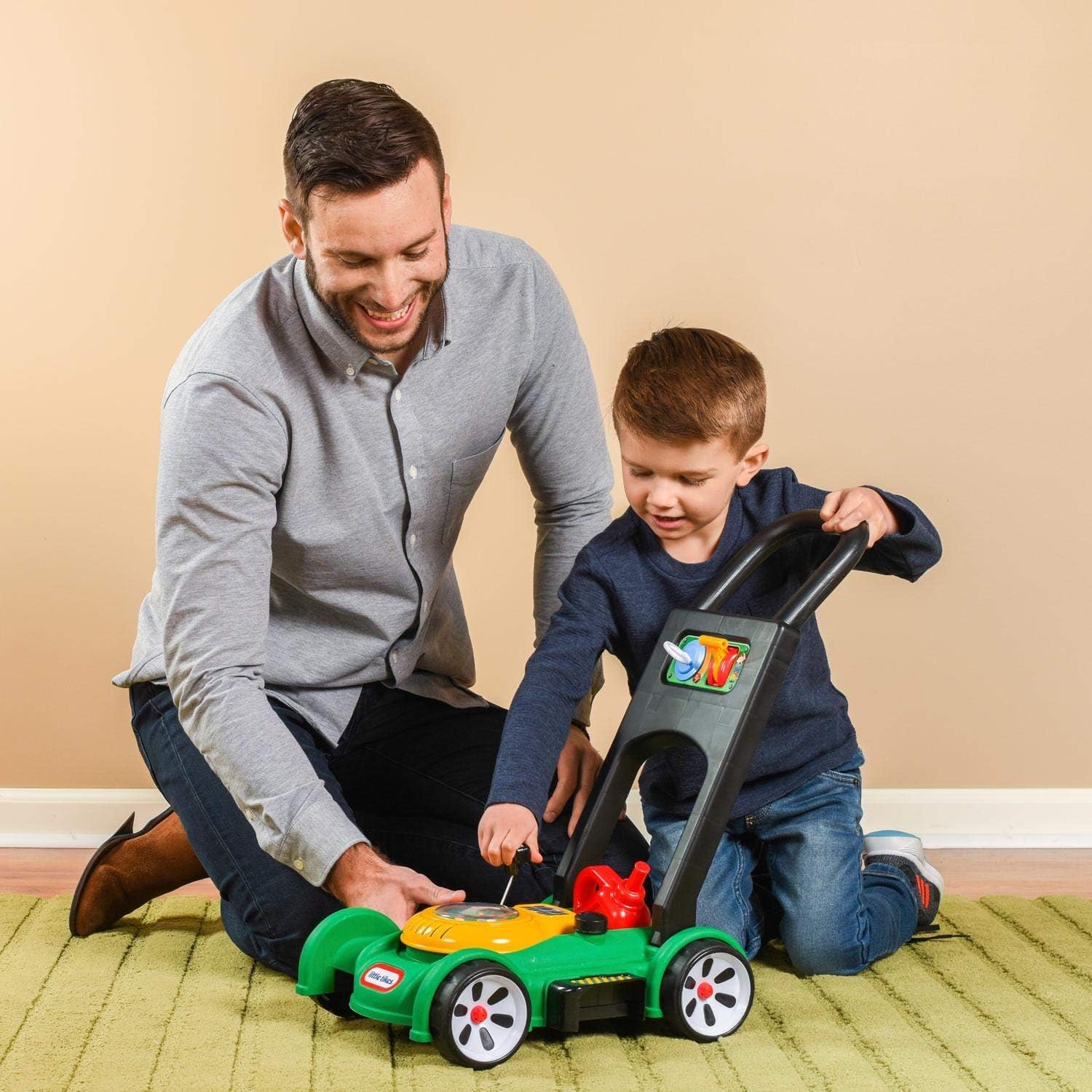 Little Tikes detalle de las cuentas interiores que producen sonido y movimiento